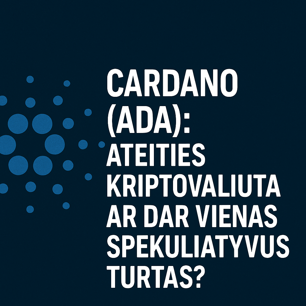 cardano kriptovaliuta